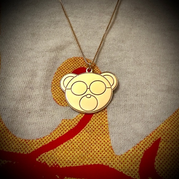 Coool Colours 14K Gold-Plated Ogi Bear Pendant Necklace - Picture 3 of 4